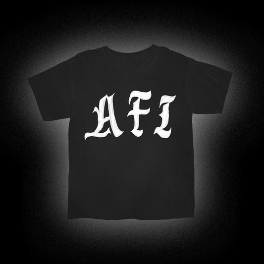 AFI Logo Black Tee