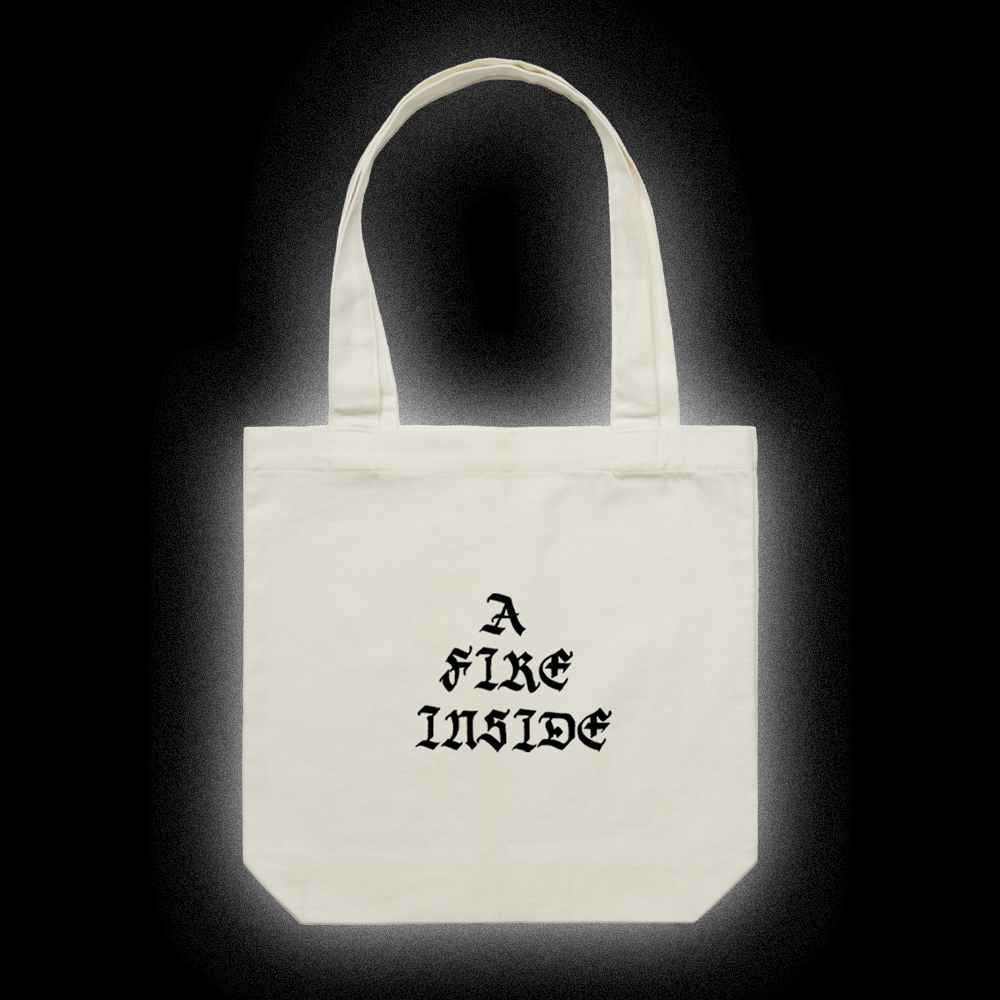 A Fire Inside Ivory Tote