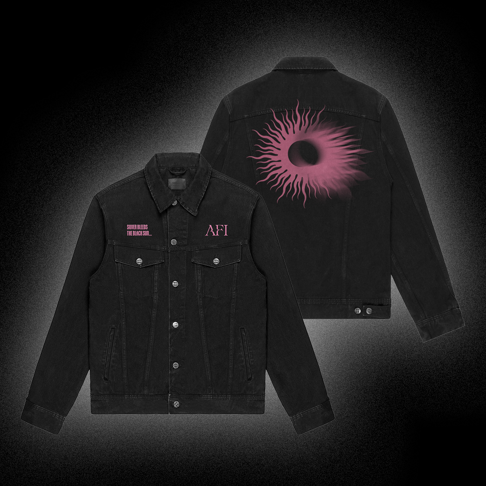 Silver Bleeds the Black Sun… Black Denim Jacket