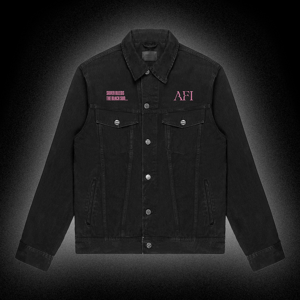 Silver Bleeds the Black Sun… Black Denim Jacket