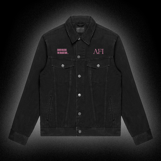 Silver Bleeds the Black Sun… Black Denim Jacket