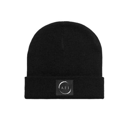 Burials Eclipse Woven Label Black Beanie