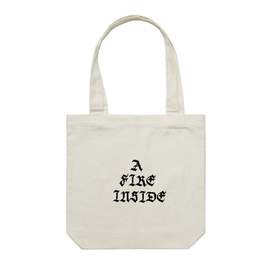 A Fire Inside Ivory Tote